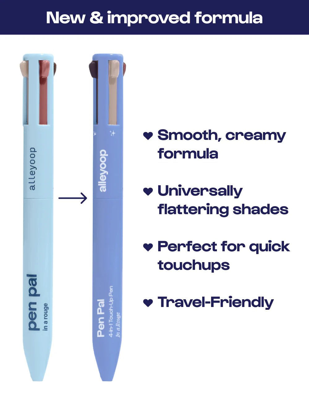 Pen Pal 4 - in - 1 Makeup Touch Up Pen - Elle Maxine