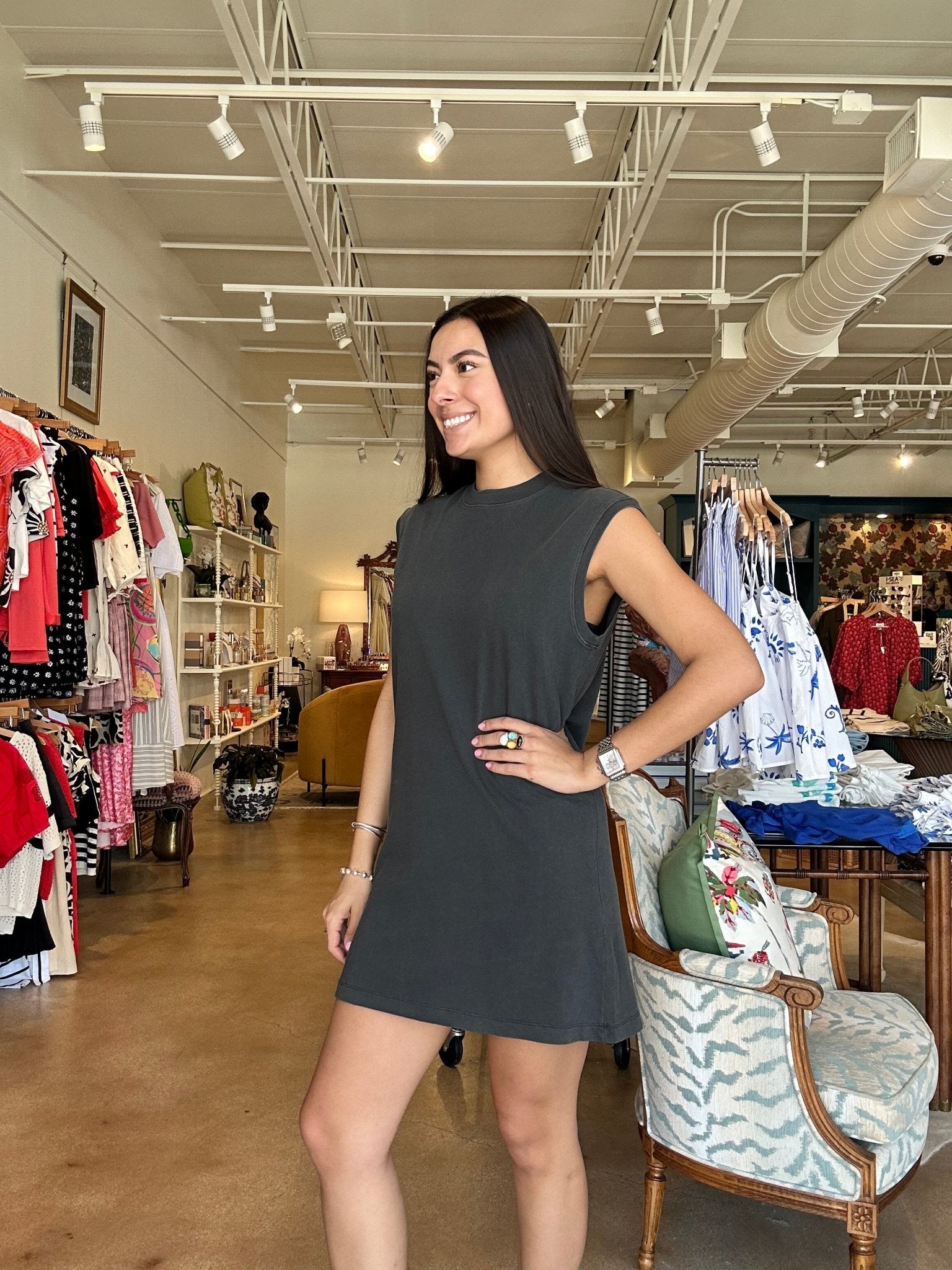 Relaxed Muscle Maxi Dress - Elle Maxine