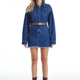 Resa Denim Dress - Elle Maxine