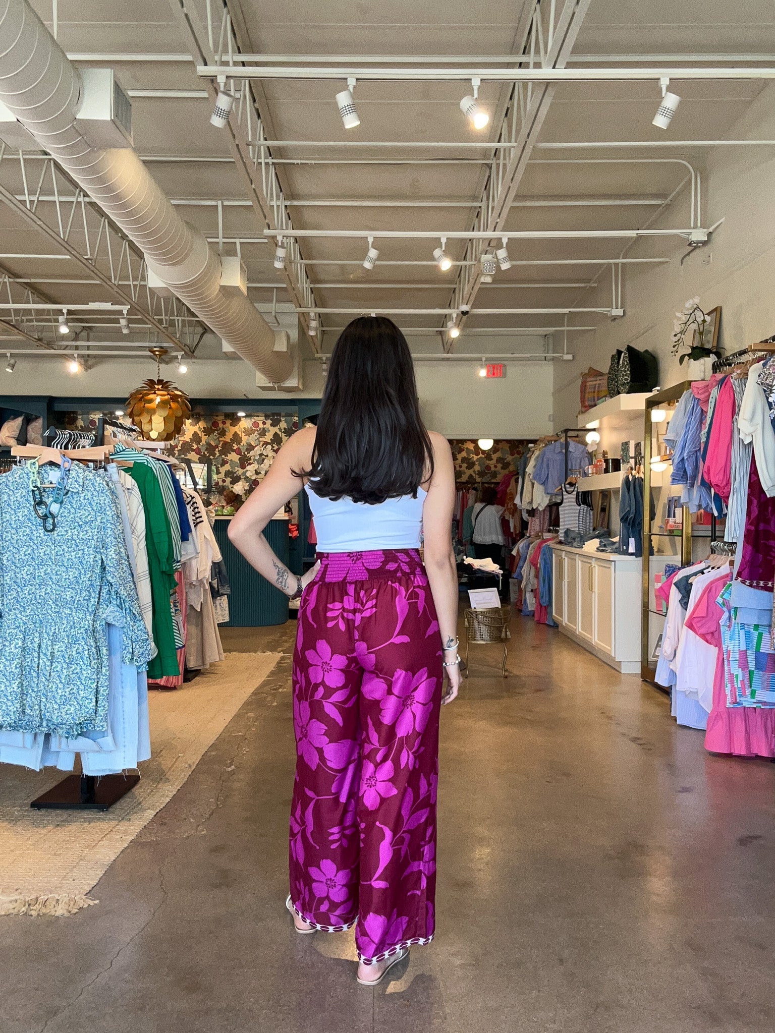 Reva Floral Pants - Elle Maxine