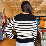Ridley Stripe Sweater - Bandit - Elle Maxine