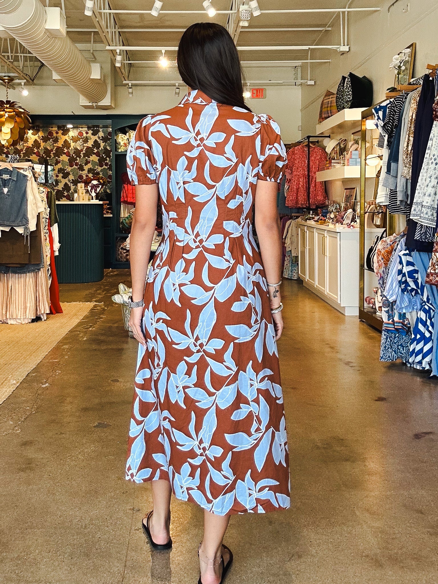Rosey Haze Dress - Elle Maxine