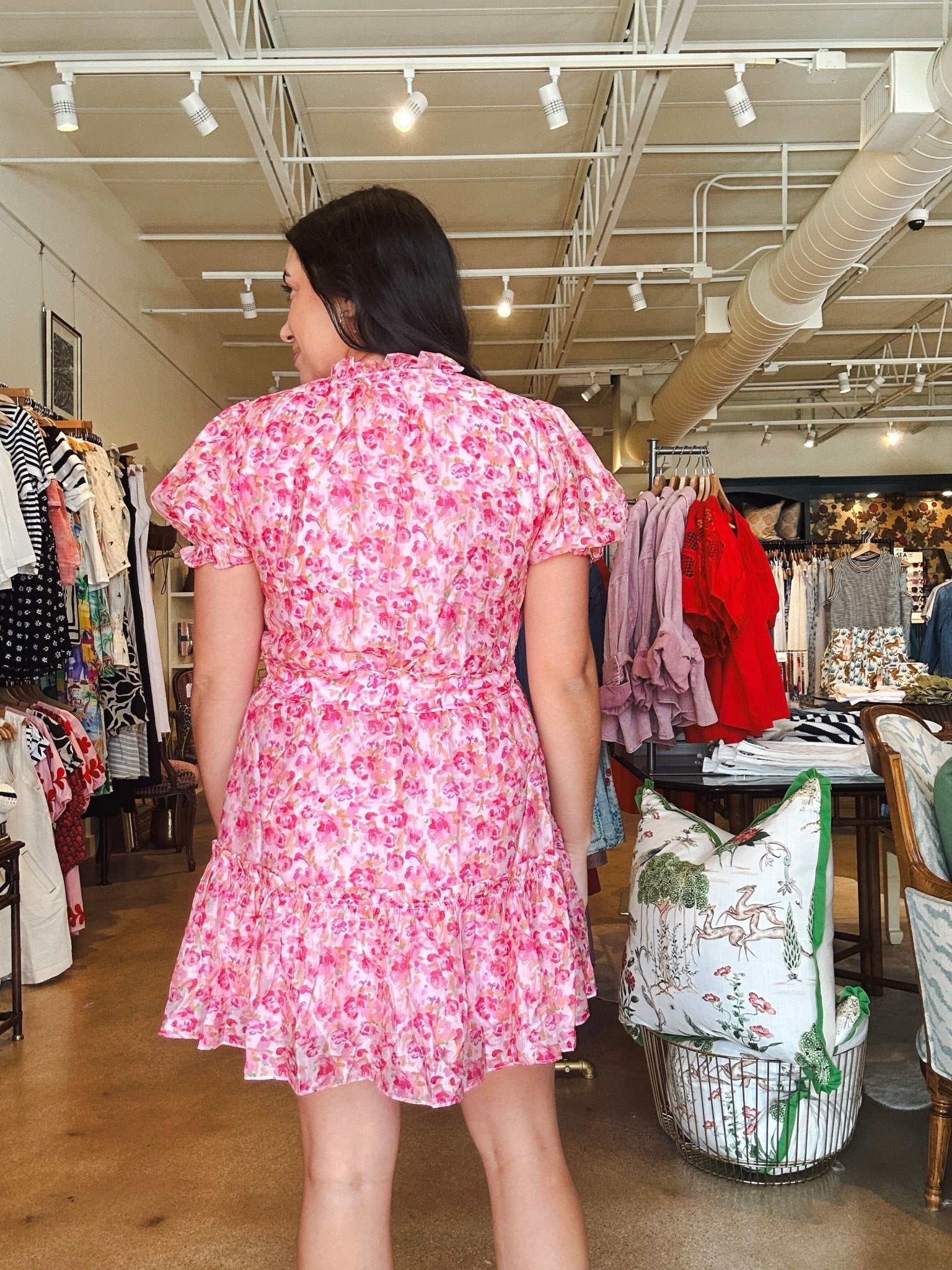 Rosy Breeze Dress - Elle Maxine