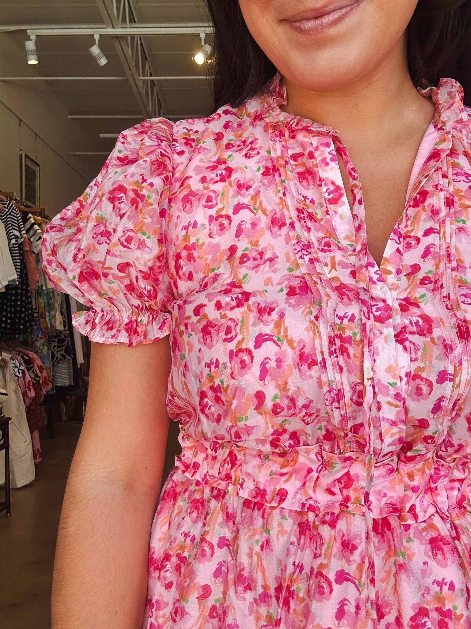 Rosy Breeze Dress - Elle Maxine