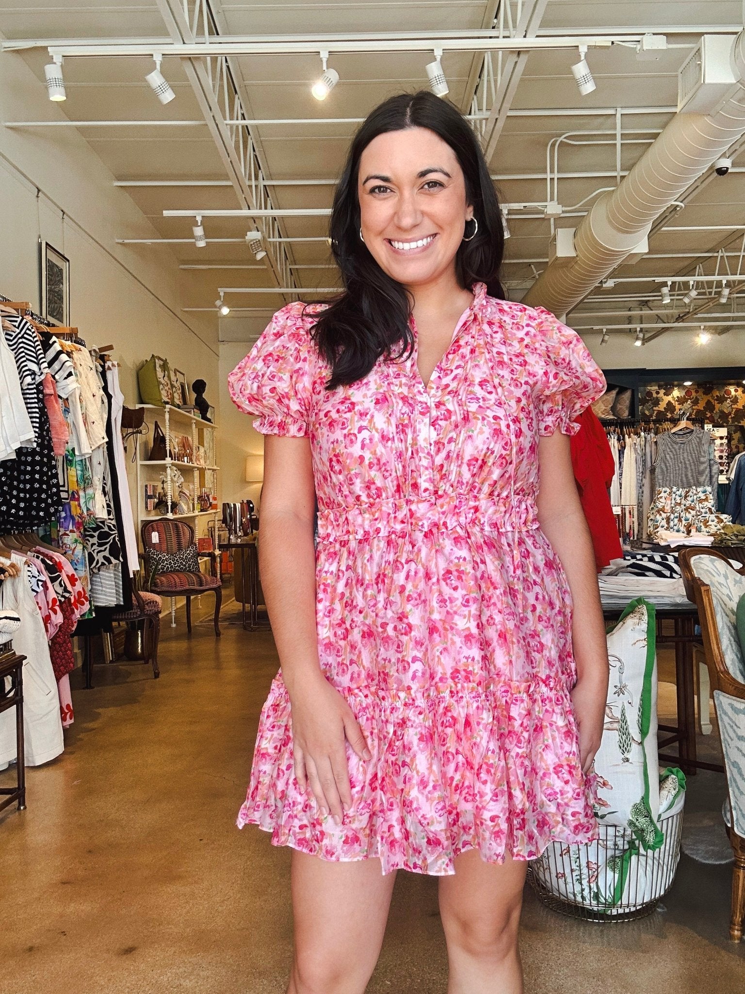 Rosy Breeze Dress - Elle Maxine