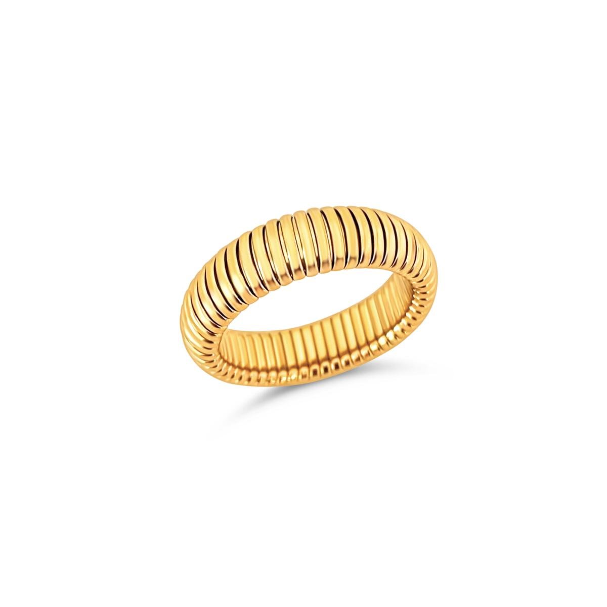 Sadie Coil Ring - Gold - Elle Maxine