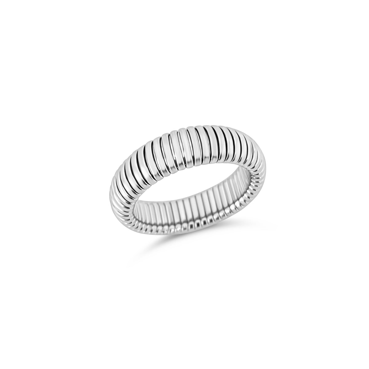 Sadie Coil Ring - Silver - Elle Maxine