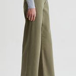 Saige Wide Leg Crop - Rosemary - Elle Maxine