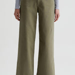 Saige Wide Leg Crop - Rosemary - Elle Maxine