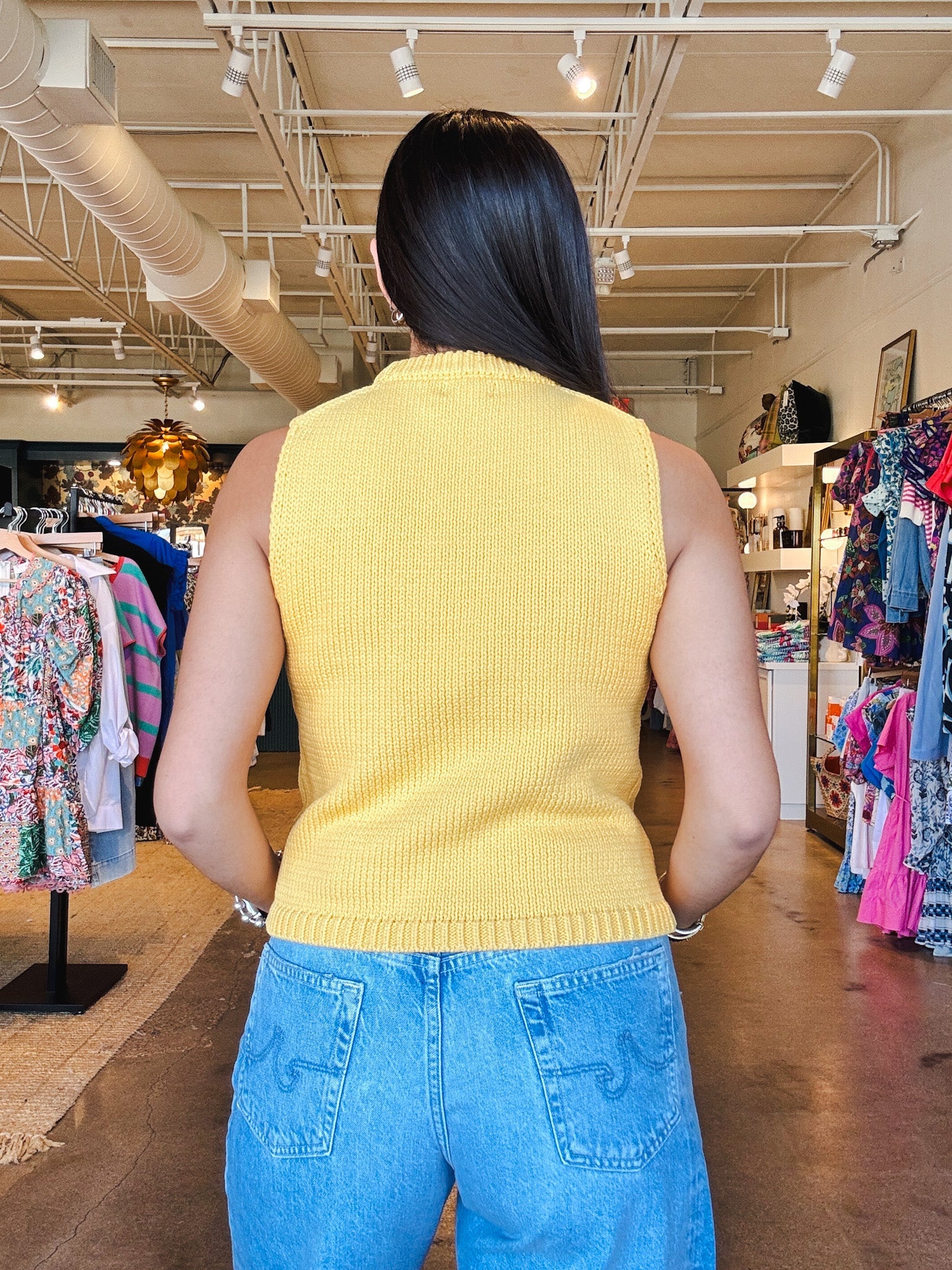 Sierra Sweater - Yellow - Elle Maxine
