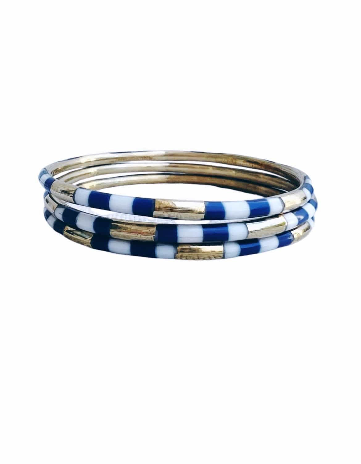 Stadium Stack - Navy/White - Elle Maxine