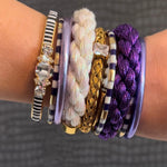 Stadium Stack - Purple/White - Elle Maxine
