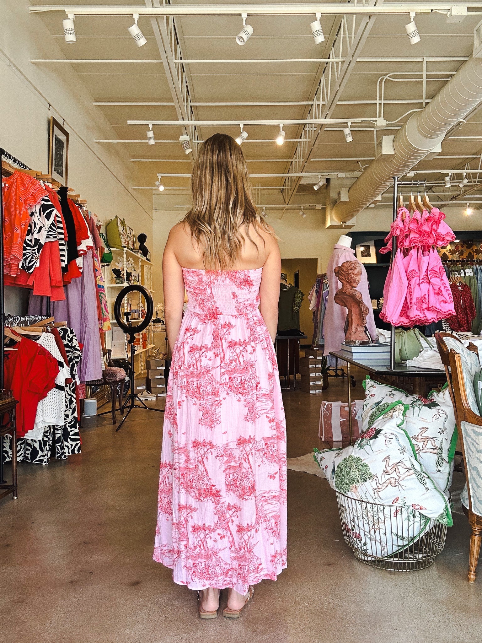 Sunset Cottage Maxi Dress - Elle Maxine