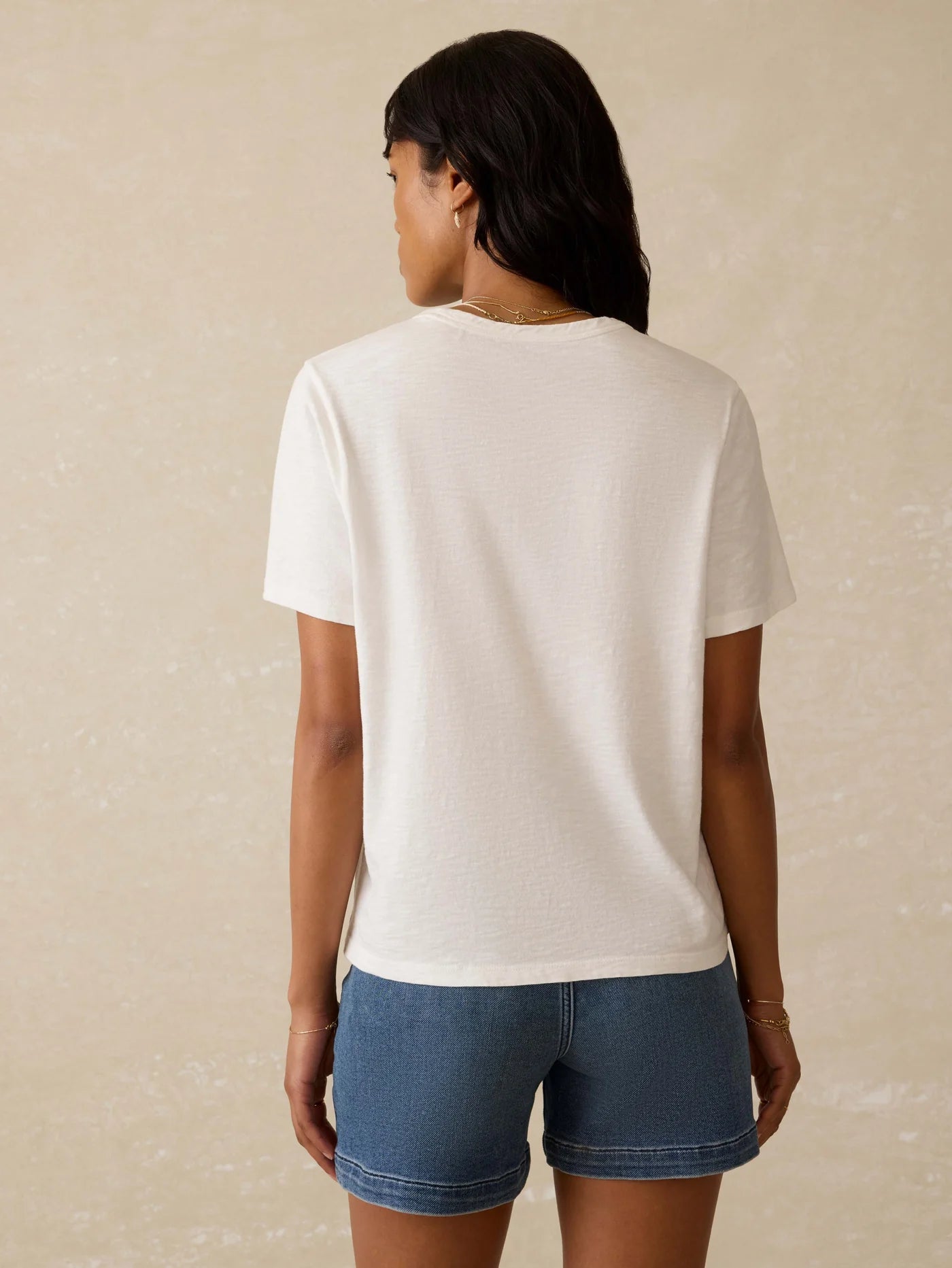 Sunwashed Crew Tee - Elle Maxine