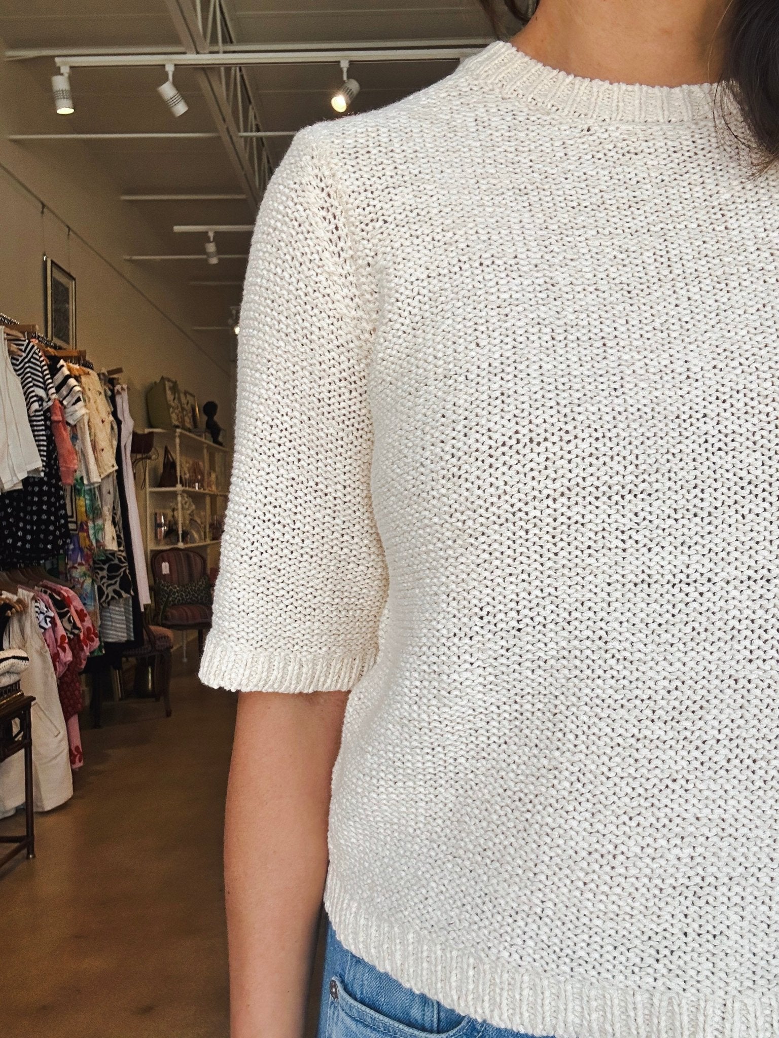 Tape Yarn Tee - Elle Maxine