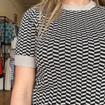 Warren Knit Top - Black/Tan - Elle Maxine