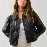 Rory Vegan Leather Jacket