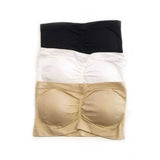 Seamless Bandeau with Removable Pads
