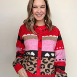 Livoni Patterned Cardigan