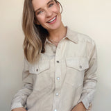 Enya Faux Suede Shacket