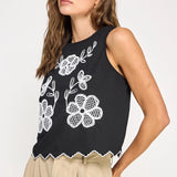 Reese Floral Sleeveless Top