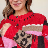 Livoni Patterned Cardigan