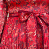 Bailey Pleated Long Sleeve Dress