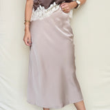 Alicent Satin Maxi Skirt
