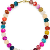 Lucy Rainbow Beaded Necklace