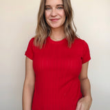 Sadie Pointelle Crew Tee