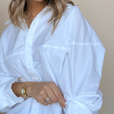 Kaia Modern Button Down Top