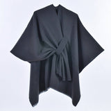 Sloane Cape Shawl- Black