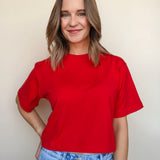 Relaxed Crop Tee