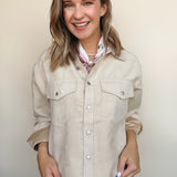 Enya Faux Suede Shacket