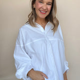 Kaia Modern Button Down Top