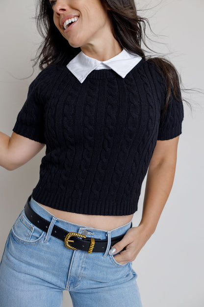 Tessa Collared Sweater