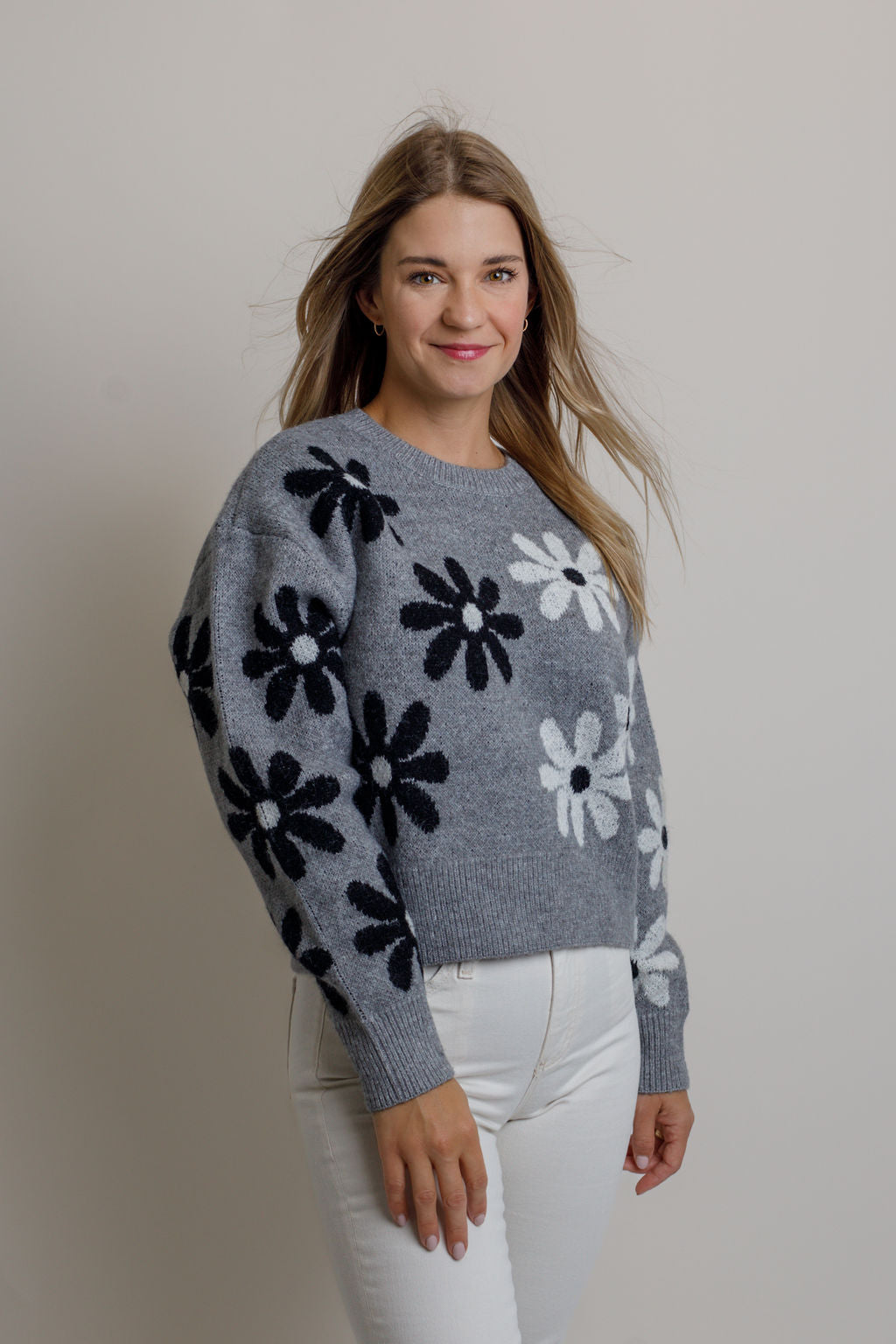 Severine Flower Sweater