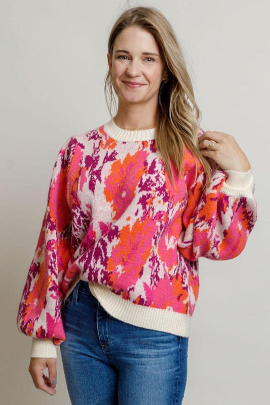 Jane Floral Sweater