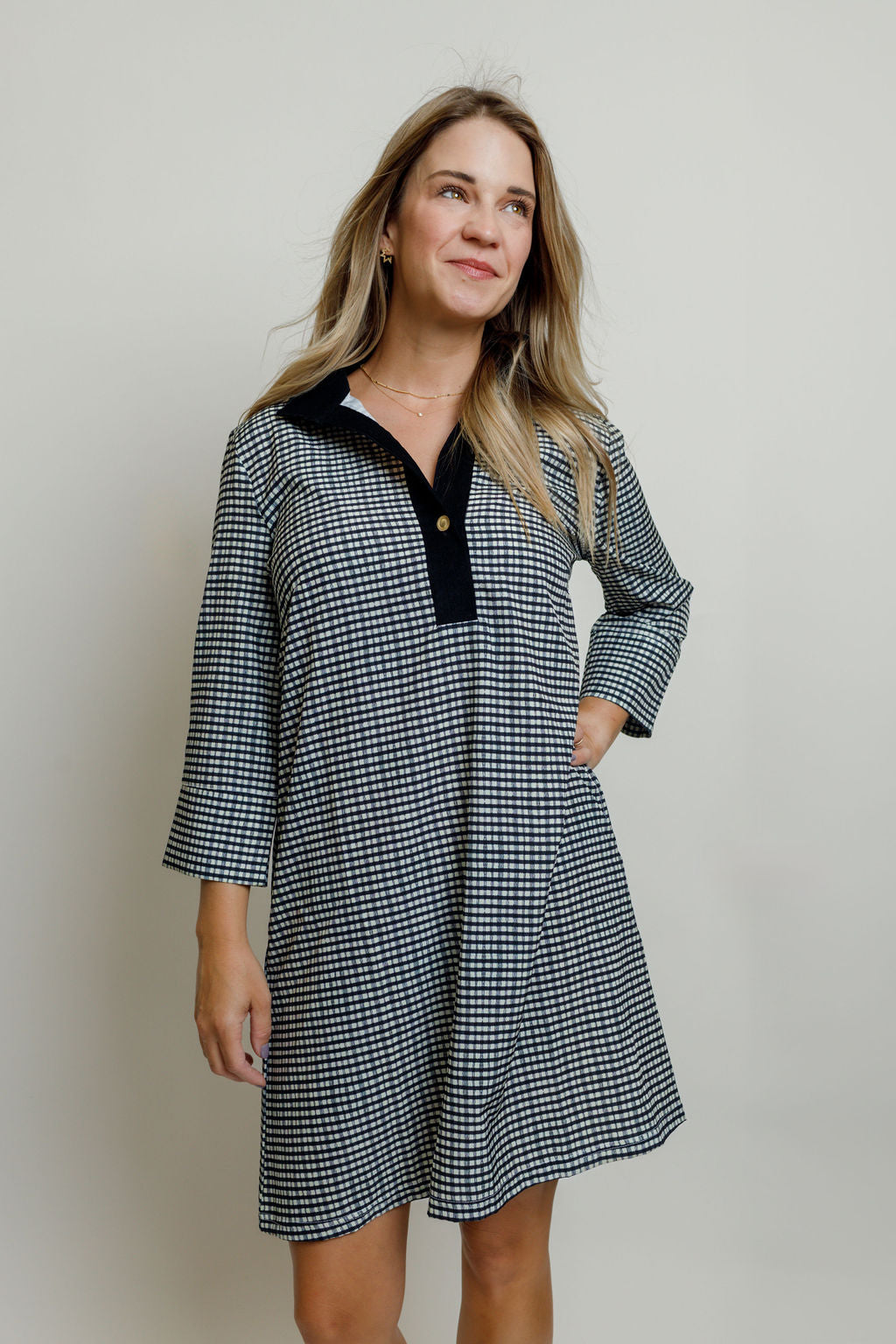 Sophia Dress- French Gingham