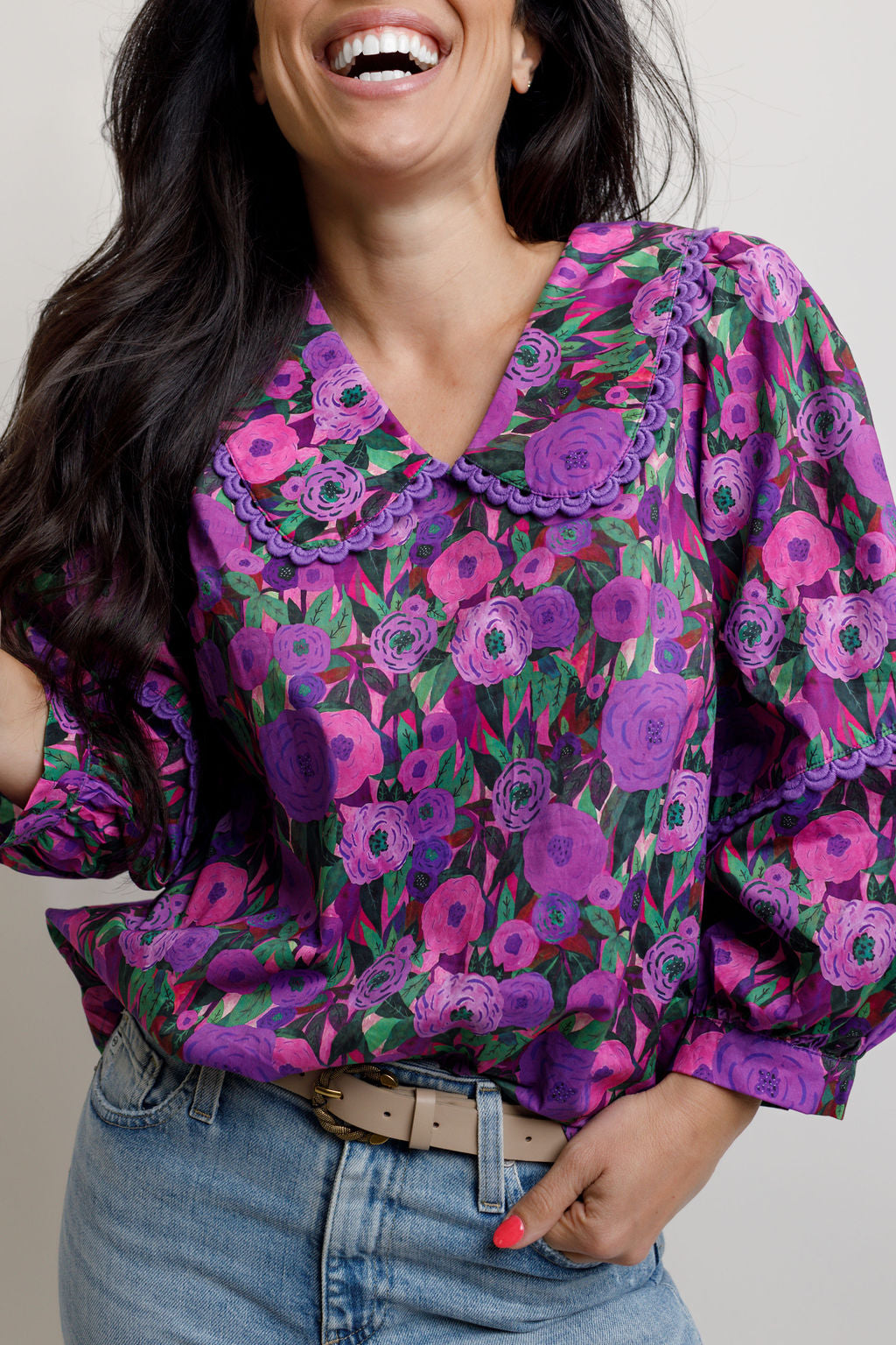 Violet Blouse