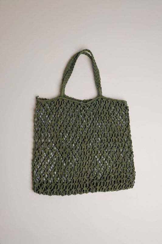 Braided Square Tote Bag