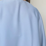 Marina Cropped Satin Blouse