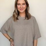Colette Cashmere Boxy Tee