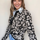 Sadie Printed Cardigan