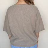 Colette Cashmere Boxy Tee