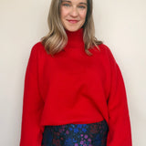 Clark Feather Trim Sweater