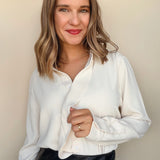 Proper Ruffle Front Blouse