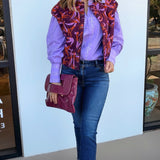 Yuna Embroidered Button Down Top