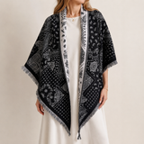 Cherie Bandana Print Shawl