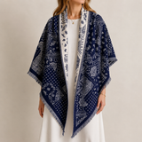 Cherie Bandana Print Shawl